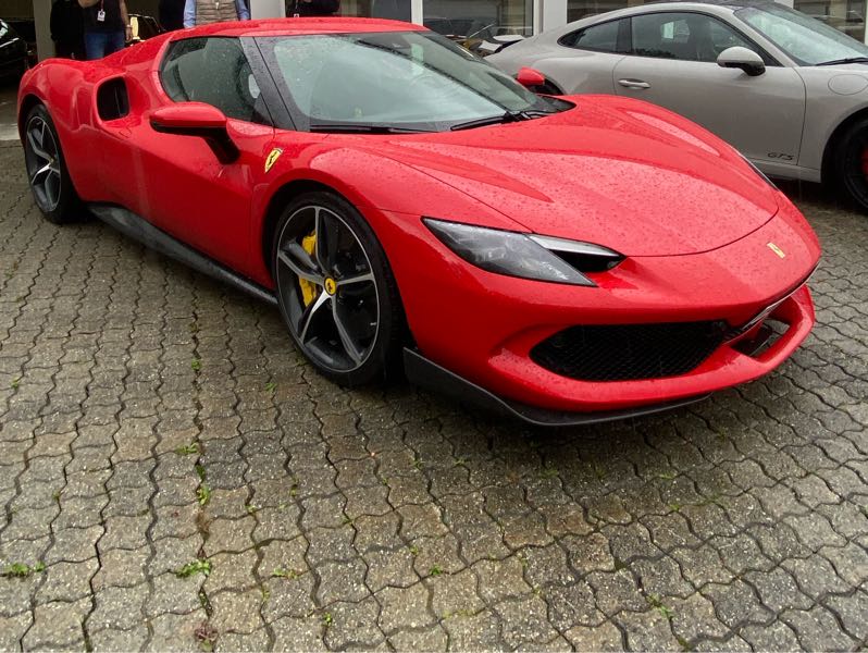 Ferrari F8 Tributo (2025) spotted in Lillestrøm, Norway