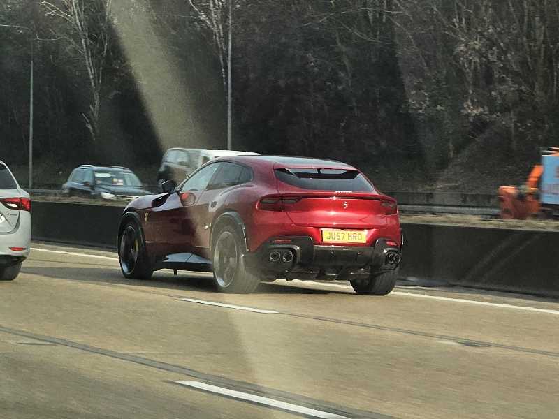 Ferrari Purosangue (2021) spotted in London, United Kingdom