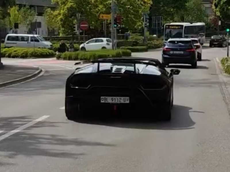Lamborghini Huracán spotted in Lörrach