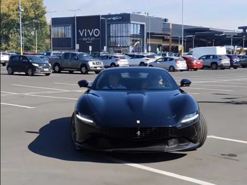 Ferrari Roma spotted in Chillán