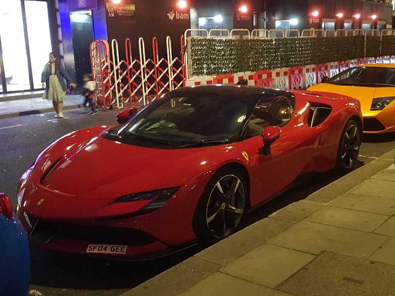 Ferrari SF90 Stradale (2020) spotted in London, United Kingdom