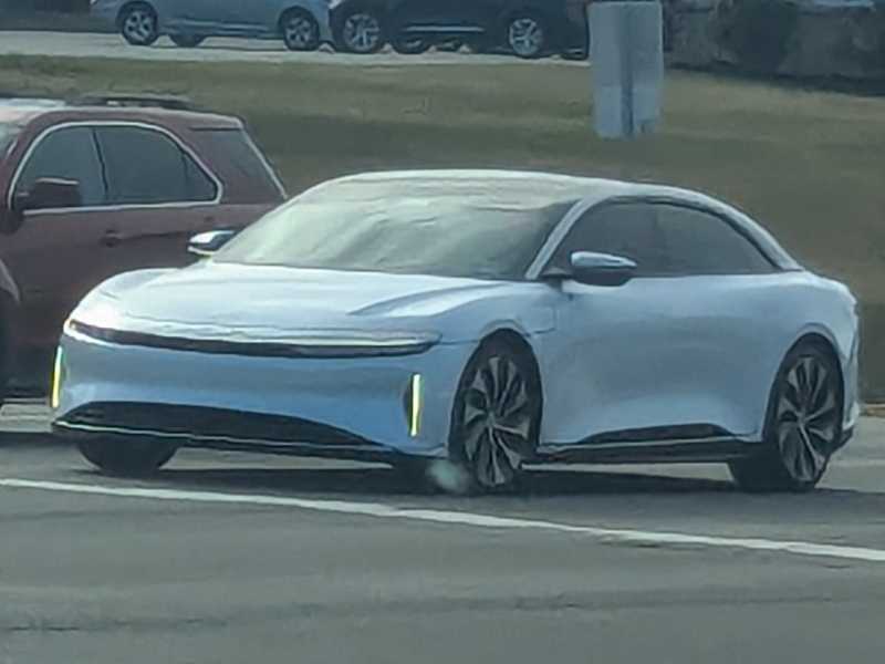Lucid Air spotted in Richmond