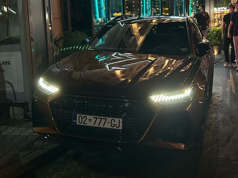 Audi RS7 spotted in Mitrovicë
