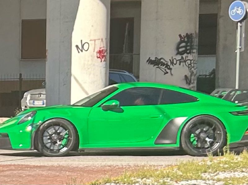 Porsche 911 GT3 spotted in Vicenza