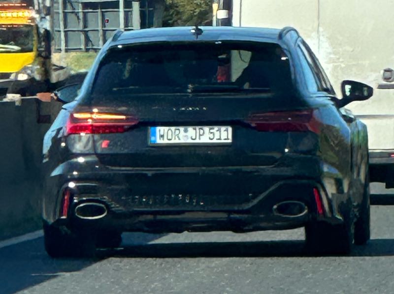 Audi RS6 spotted in Pisa
