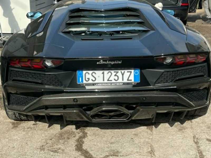 Lamborghini Aventador spotted in Montegranaro