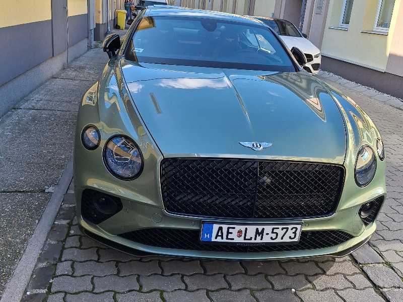 Bentley Continental GT (2022) spotted in Budapest, Hungary