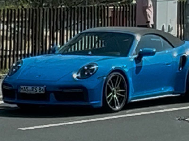Porsche 911 Turbo S spotted in Bamberg