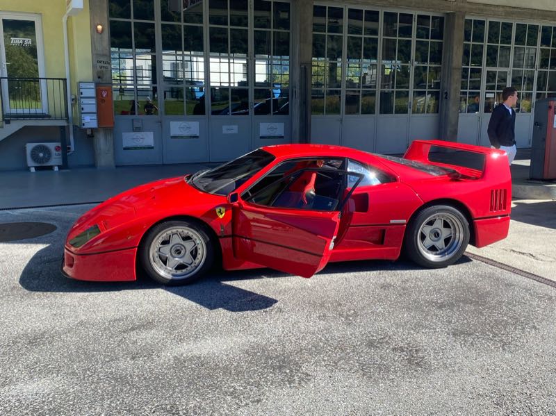 Ferrari F40 (1987) spotted in Lugano, Switzerland