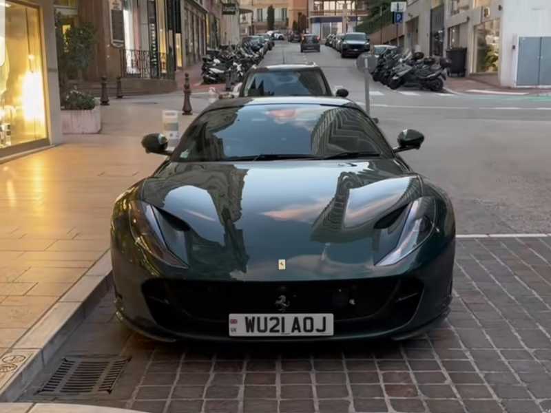 Ferrari 812 Superfast spotted in Helechosa