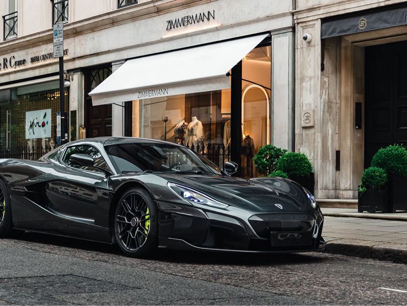 Rimac C_Two spotted in London