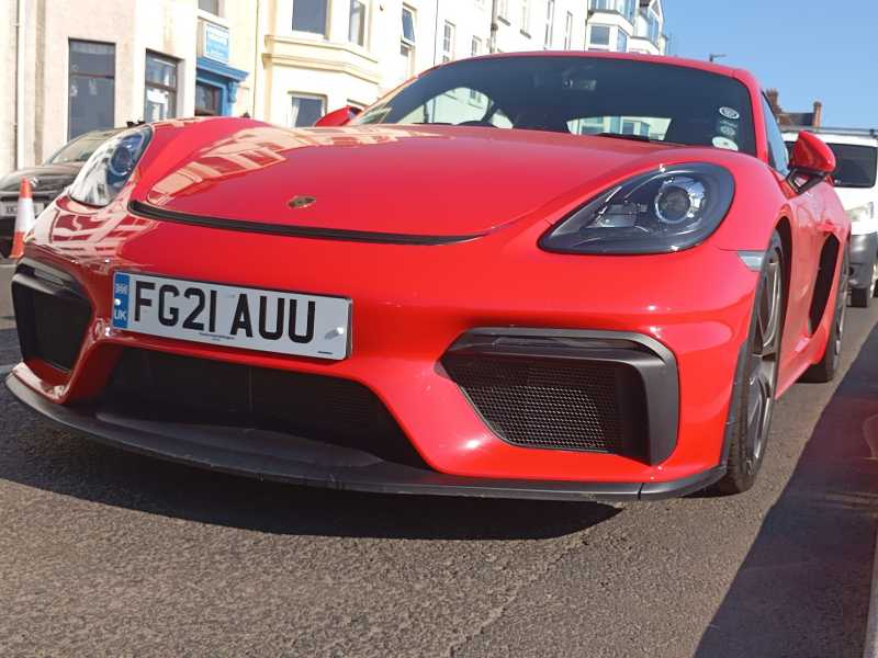 Porsche 718 Cayman GT4 spotted in Coleraine