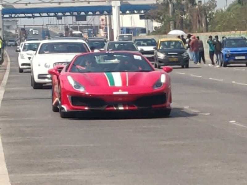 Ferrari 488 GTB spotted in Mumbai