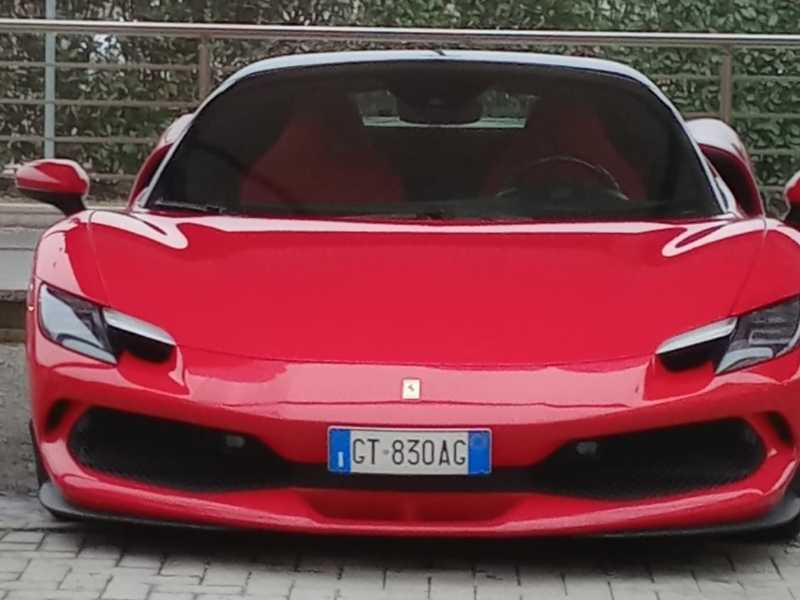 Ferrari F8 Tributo spotted in Imola