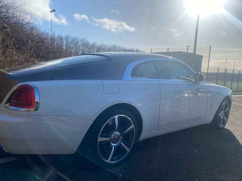 Rolls-Royce Wraith spotted in Cumbernauld