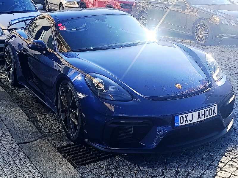 Porsche Cayman GT4 spotted in Teplice
