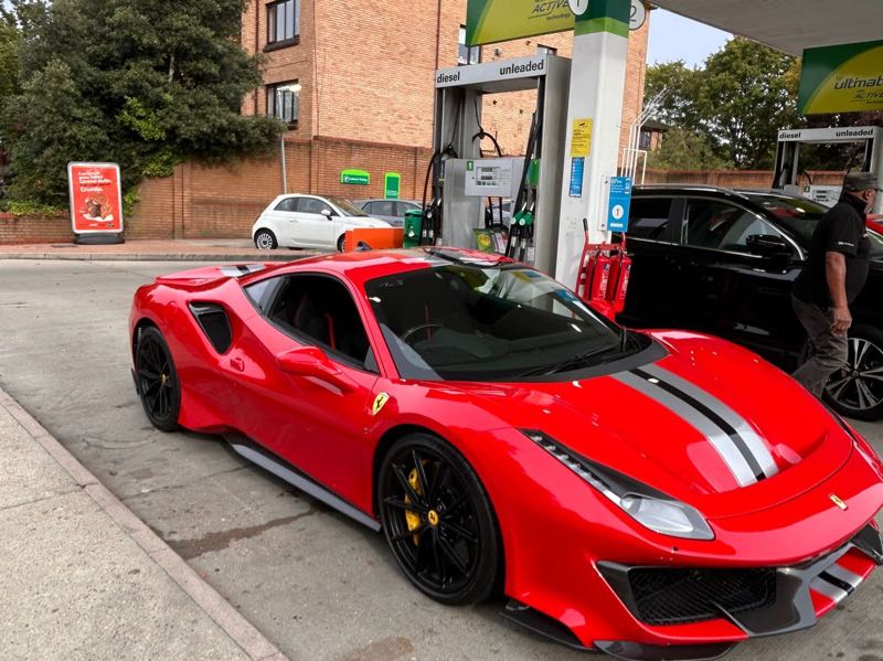 Ferrari 488 GTB (2015) spotted in Newport, United Kingdom