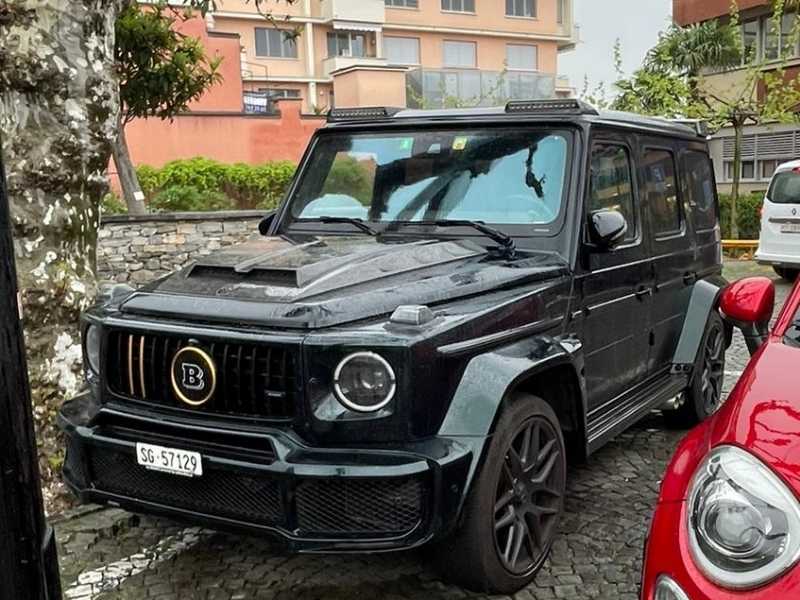 Brabus G-Class spotted in Lugano