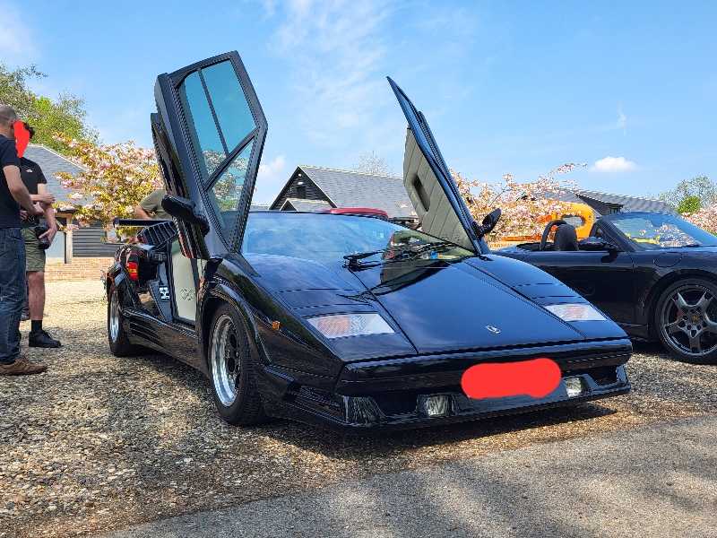 Lamborghini Countach spotted in Ipswich