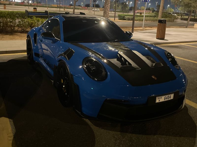 Porsche 911 GT3 RS (2022) spotted in Abu Dhabi, United Arab Emirates
