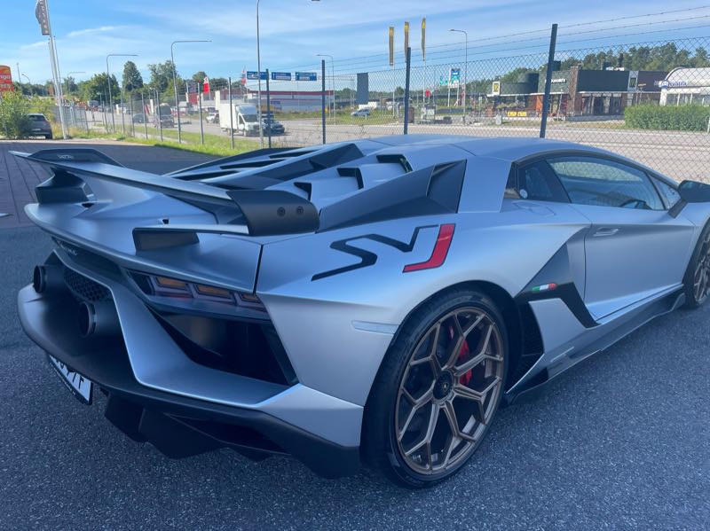 Lamborghini Aventador SVJ spotted in Norrköping