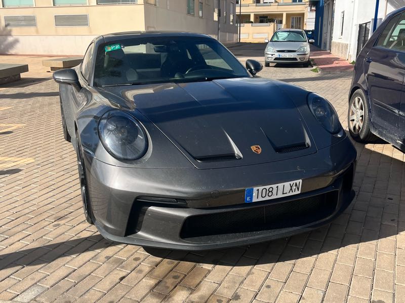 Porsche 911 GT3 spotted in Cartagena