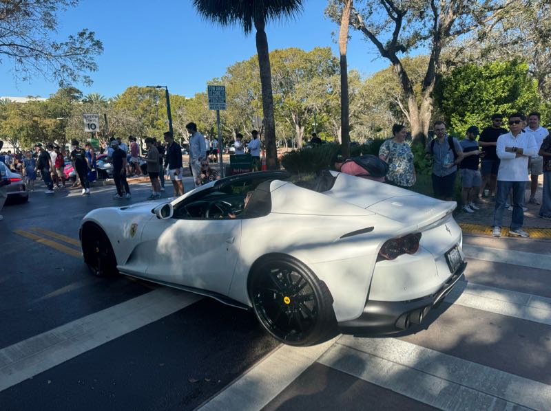 Ferrari Monza SP2 spotted in Miami