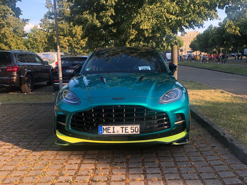 Aston Martin DBX707 spotted in Leipzig