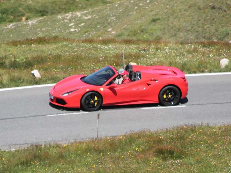 Ferrari 488 Spider spotted in Kals am Großglockner