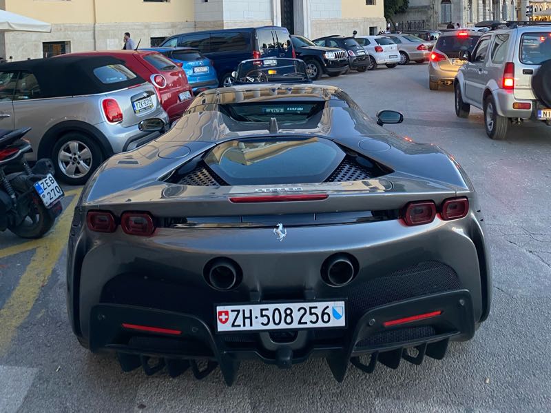 Ferrari Monza SP2 spotted in Corfu