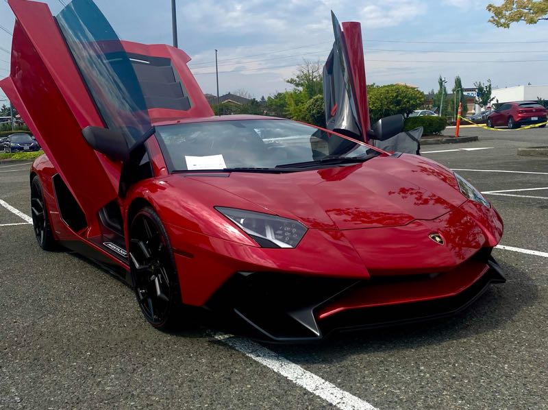 Lamborghini Aventador spotted in Federal Way