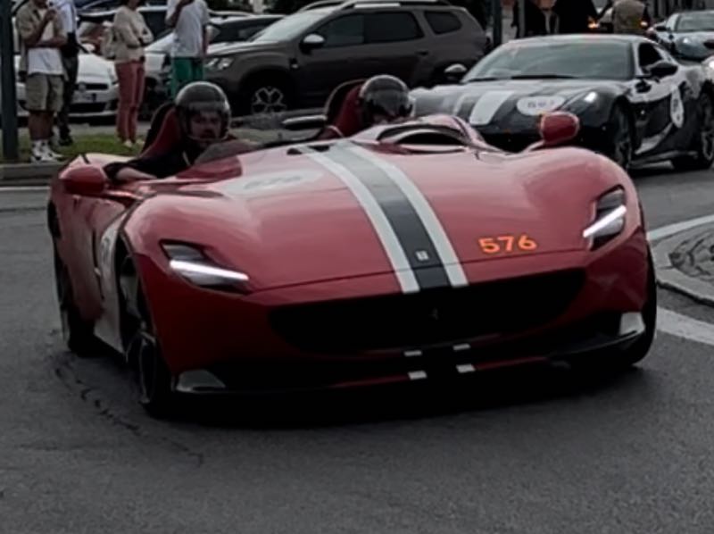 Ferrari SP1 spotted in Brescia