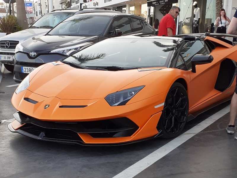 Lamborghini Aventador spotted in Málaga