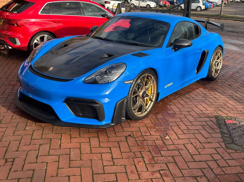 Porsche 718 Cayman GT4 spotted in Lowestoft