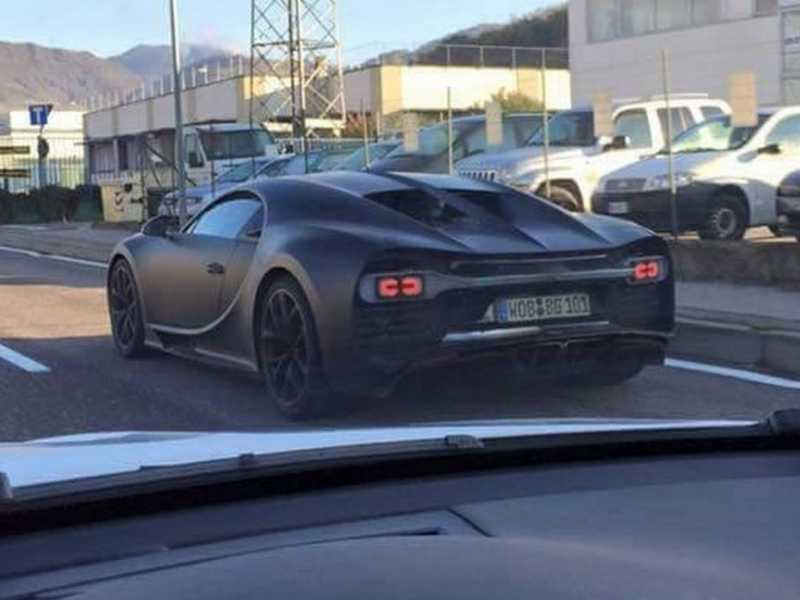 Bugatti Chiron spotted in Sestri Levante
