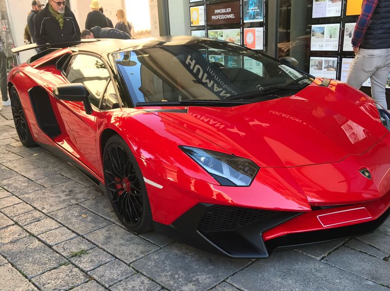 Lamborghini Aventador spotted in Angoulême