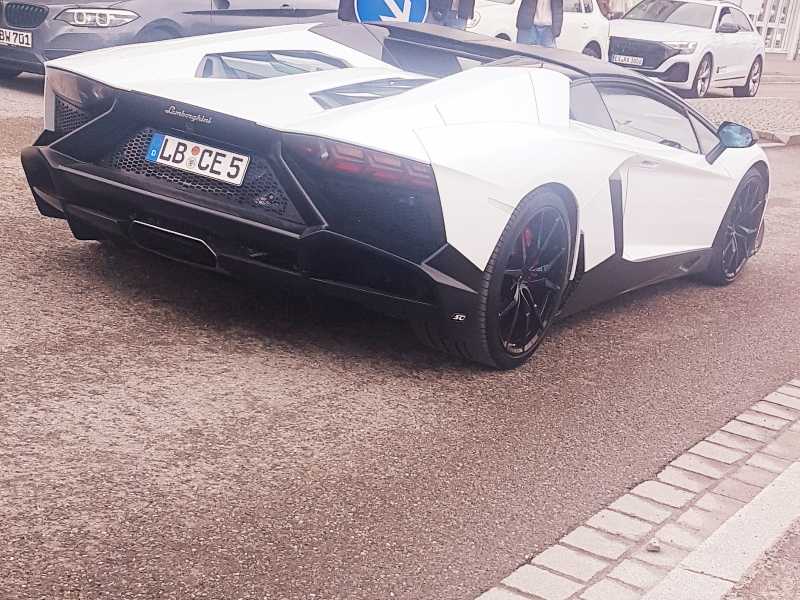Lamborghini Aventador spotted in Kempten (Allgäu)