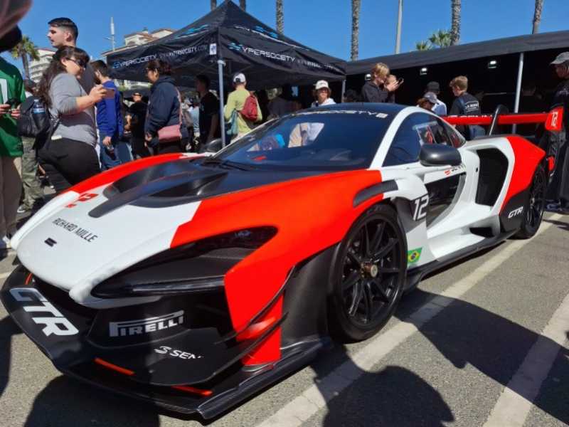 McLaren P1 GTR spotted in Huntington Beach