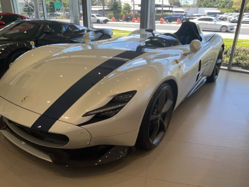 Ferrari Monza SP1 spotted in Miami