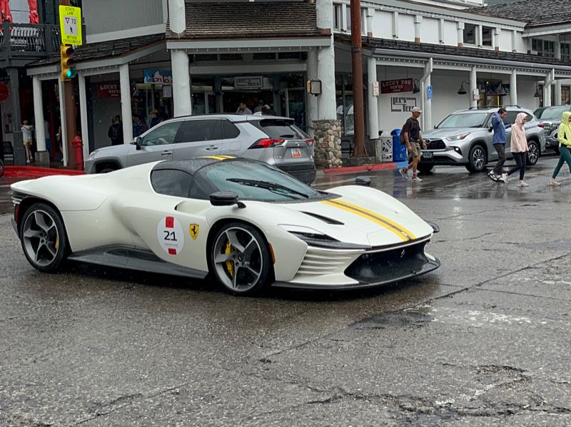 Ferrari SP3 spotted in Jackson