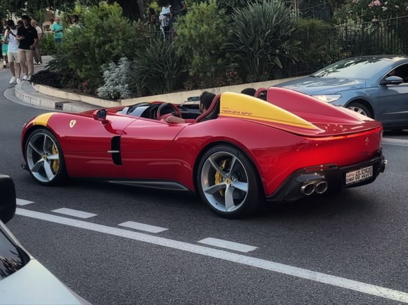 Ferrari SP1 spotted in Monaco