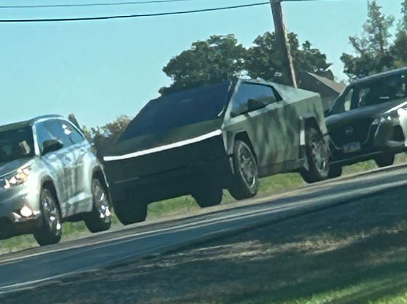 Tesla Cybertruck spotted in Joliet