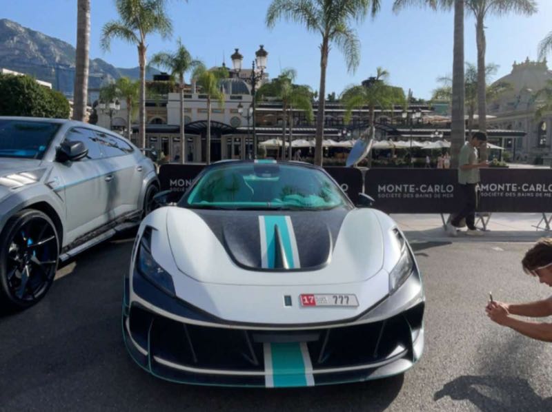 Ferrari P80/C spotted in Monaco