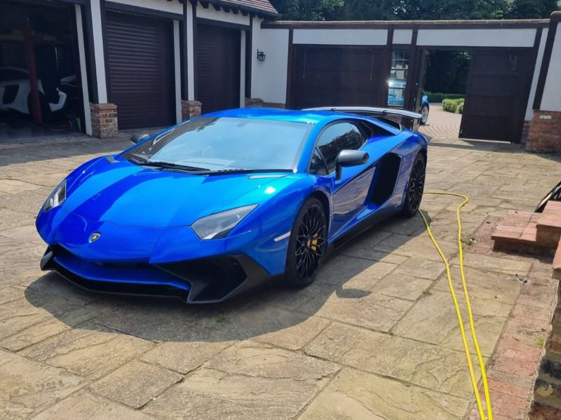 Lamborghini Aventador SVJ spotted in Basildon