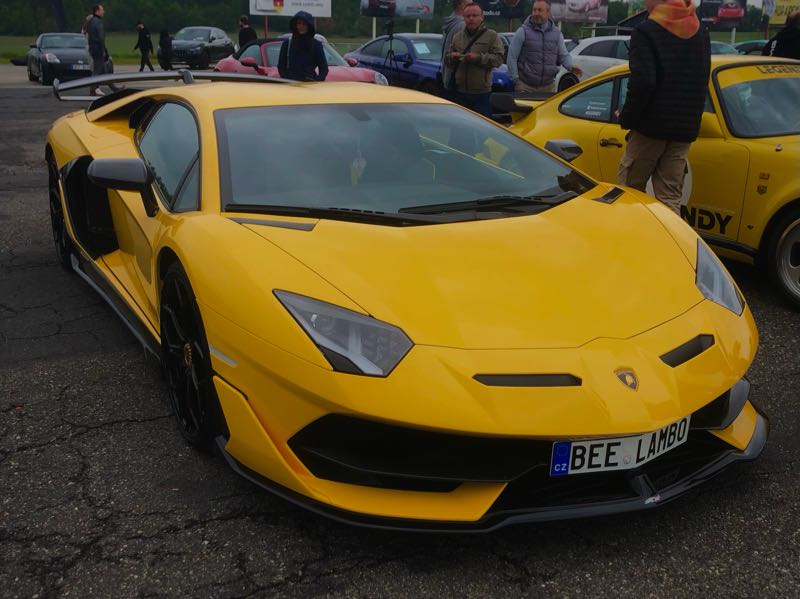 Lamborghini Aventador SVJ spotted in Příbram