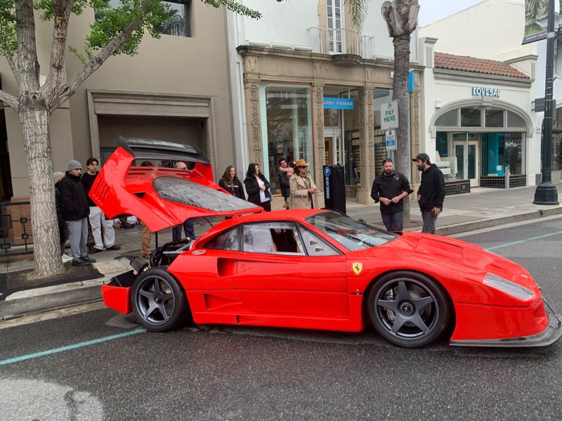 Ferrari F40 spotted in Pasadena