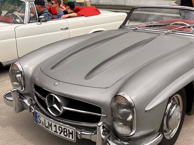 Mercedes-Benz 300 SL Roadster spotted in Stuttgart