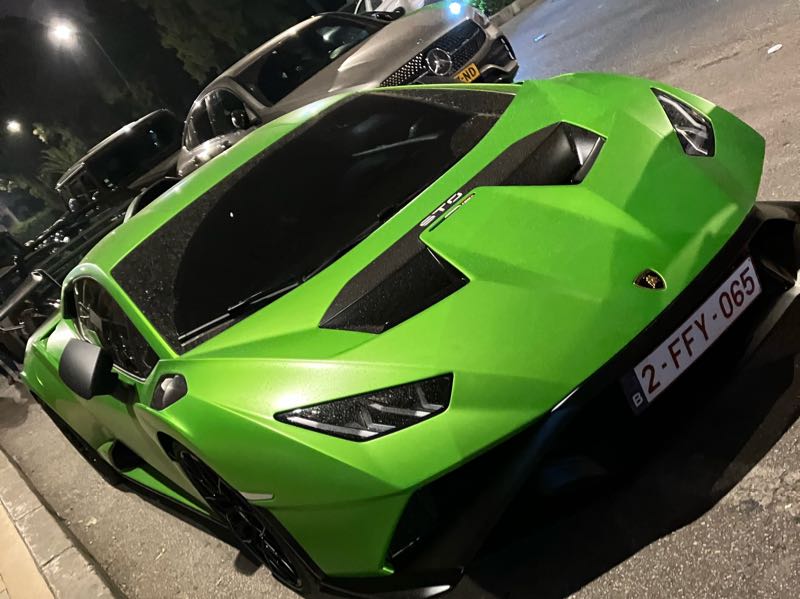Lamborghini Huracán STO spotted in Râs el Aïoun
