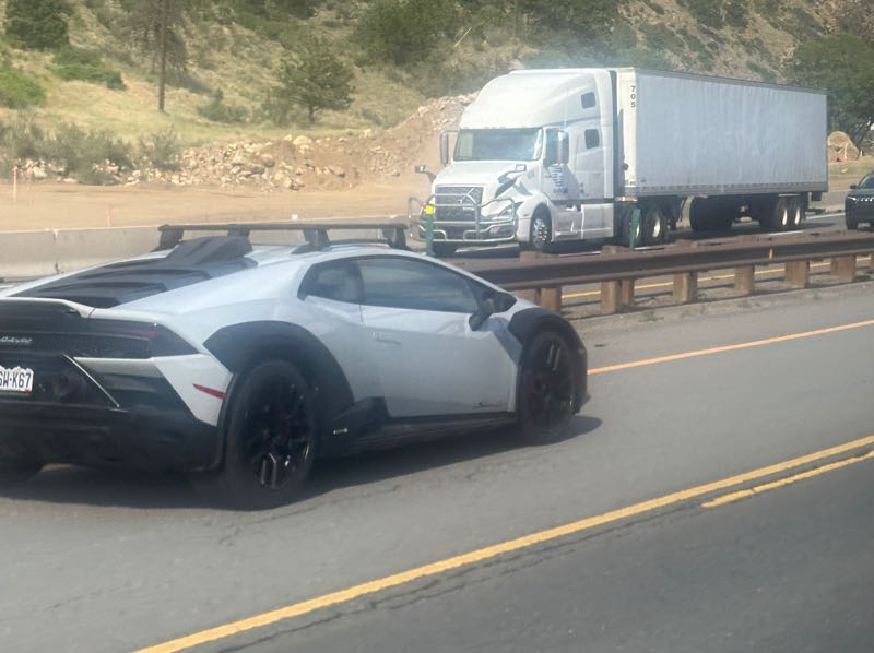 Lamborghini Huracán Sterrato spotted in Vail