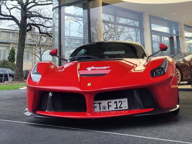 Ferrari LaFerrari (2015) spotted in Frankfurt am Main, Germany